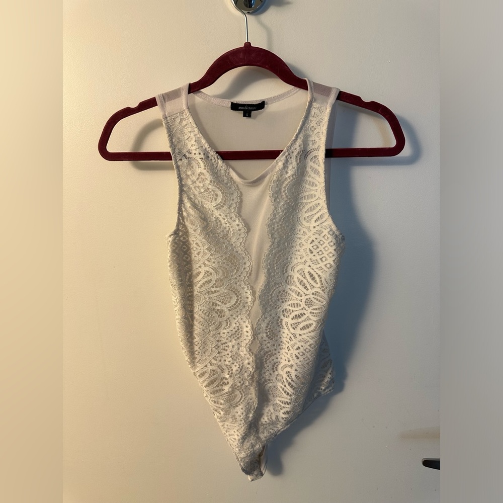 Ambiance - Mesh Sleeveless Bodysuit